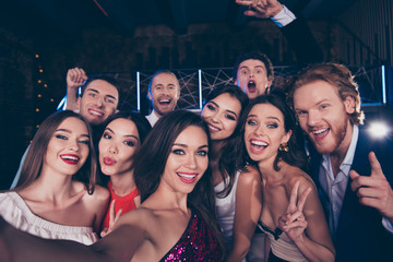 Group of diversity attractive, gorgeous, stylish, trendy friends