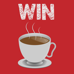 Writing note showing Win. Business photo showcasing Be fruitful and victorious Manage to succeed Attain something by effort.