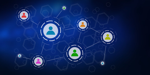 Concept of a social media network