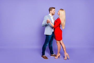 Spouses story of two people. Full length, legs, body, size profi