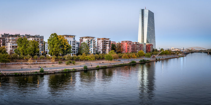 Europ&auml;ische Zentralbank in Frankfurt am Main, Deutschland