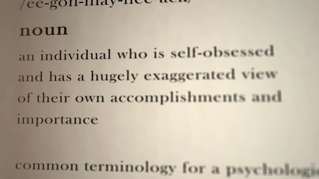 Egomaniac Definition  