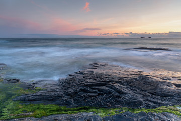 Tranquil Sunset, Constantine Bay, Cornwall