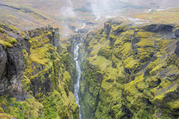 Hiking to Icelands second highest waterfall, Glumur.