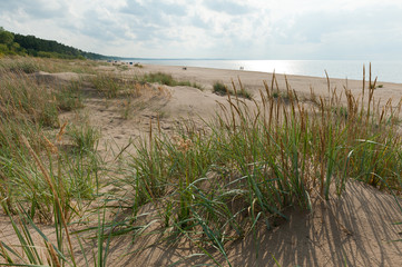 Windy weather at the mare balticum in Estonia