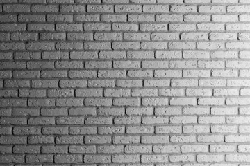 Obraz premium Modern gradient white brick interior wall background