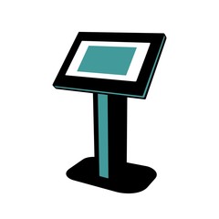 Interactive touch screen kiosk © dnbr