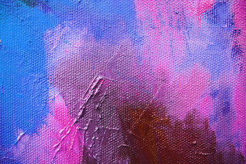 Artists oil paints multicolored closeup abstract background