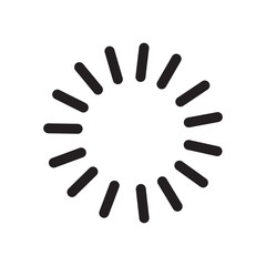 Vintage sunburst design element