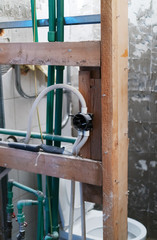 Preparation of repair the bathroom. Removal of old structures.