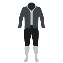 Traditional oktoberfest clothing for men. Vector illustration design