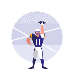 american football player man
