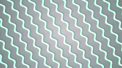 Background with a variety of multicolored waves in a paper style.