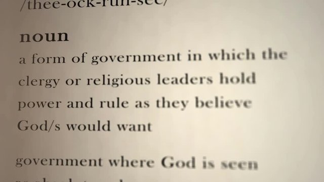 Theocracy Definition  