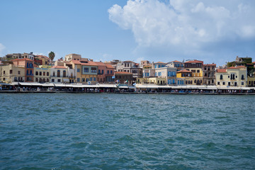 Die Stadt Chania auf der Insel Kreta
