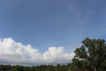 Obraz premium blue sky and clouds