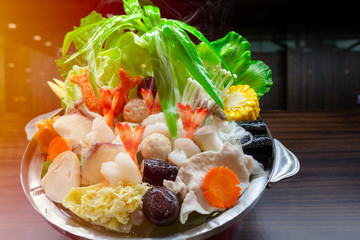 Suki Hotpot Shabu realistic fake food decoration