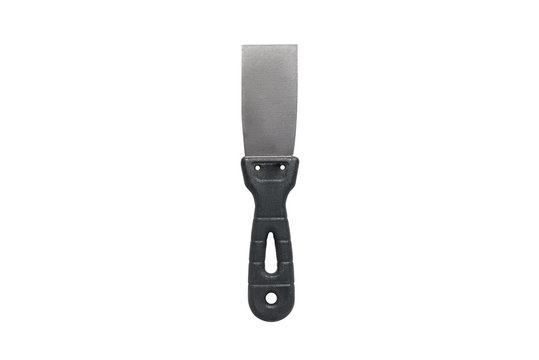 Isolated metal putty knife