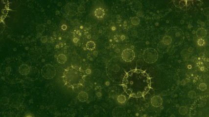 Hintergrund - Kreise und Ringe - Variation - Verschiedene Grüntöne