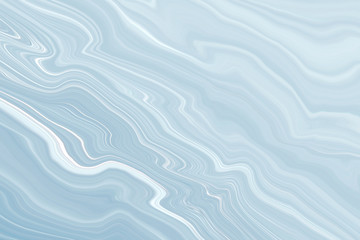 A wave pattern of white and blue. The background is turquoise with streaks and curved lines.