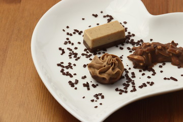 Pralinen als Dessert