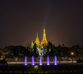 Naklejka premium Golden Rock stupa in Myanmar.