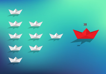 Leadership business concept