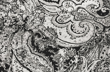 texture black and white ornament