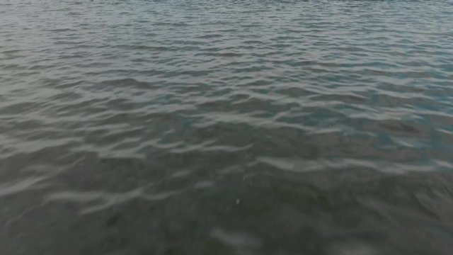 Aerial Shot Of Polish Lake / 4K Drone Video 