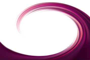 Vector swirling backdrop. Spiral liquid lilac surface