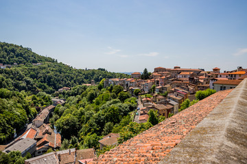 Vue sur Thiers et  le Creux de l'Enfer