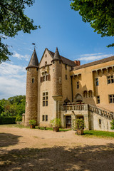 Fototapeta na wymiar Le Château d'Aulteribe à Sermentizon