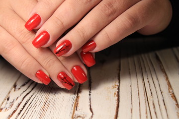 glamorous beautiful manicure