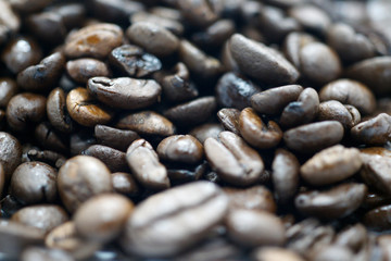 geröstete braune kaffee bohnen