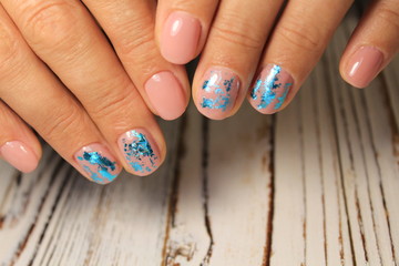 beautiful gel lacquer manicure