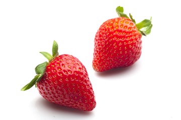 Fresh and Ripe Strawberries