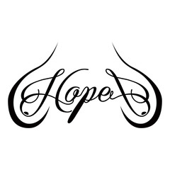 Silhouette of a ribbon. Breast cancer campaign. Vector illustration design