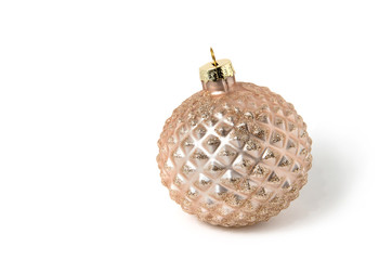 Christmas ball on a white background