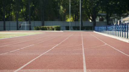 Stadium for professional runners, training complex, sport and fitness outdoors