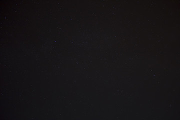 Cluster of constellations in the night sky