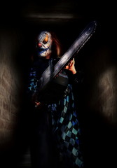 horror scary clown - 225586892
