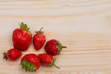 strawberries on the Board
