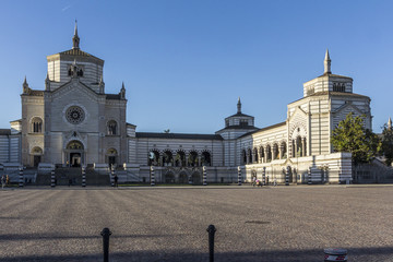 Obraz premium Old monumental cemetery in Milan
