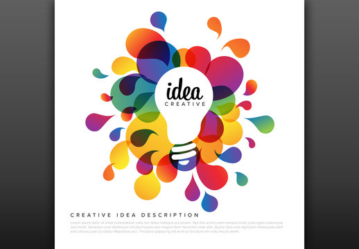 Color Drop Banner Layout