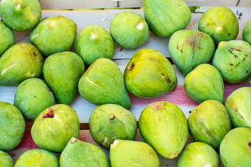 Tasty organic figs at local market