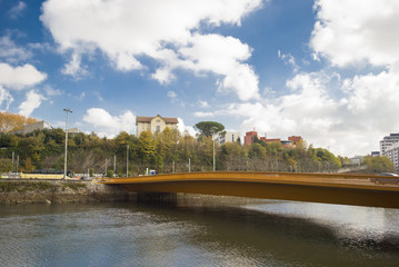 View of the San Sebastian River in Spain - 225593279