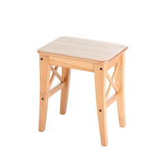 Comfortable chair on white background. Interior element