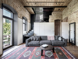 Hall in loft style