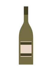 bottle drink beverage alcohol isolated