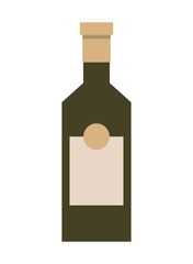 bottle drink beverage alcohol isolated